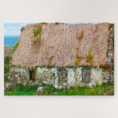 Alte irische Hütte Galway Irland. Puzzle (Horizontal)
