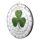 Alte irische Redewendungen Dartscheibe (Vorderseite rechts)