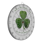 Alte irische Redewendungen Dartscheibe (Vorderseite Links)