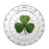 Alte irische Redewendungen über irische Entwurfspr Dartscheibe (vorne)