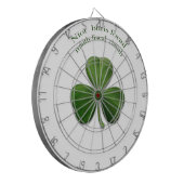 Alte irische Redewendungen über irische Entwurfspr Dartscheibe (Vorderseite Links)