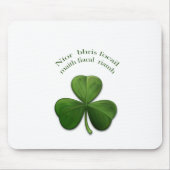 Alte irische Redewendungen über irische Entwurfspr Mousepad (Vorne)