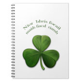 Alte irische Redewendungen über irische Entwurfspr Notizblock (Vorderseite)