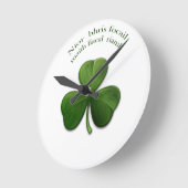 Alte irische Redewendungen über irische Entwurfspr Runde Wanduhr (Winkel)