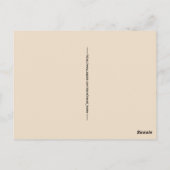Alte israelische Postkarte (Rückseite)