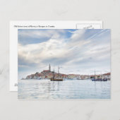 Alte istrische Stadt Rovinj oder Rovigno in Kroati Postkarte (Vorne/Hinten)