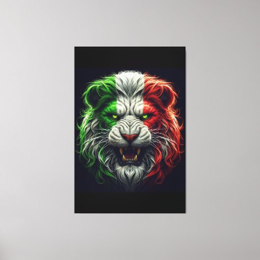 Alte italienische Lion Leinwanddruck (Vorderseite)