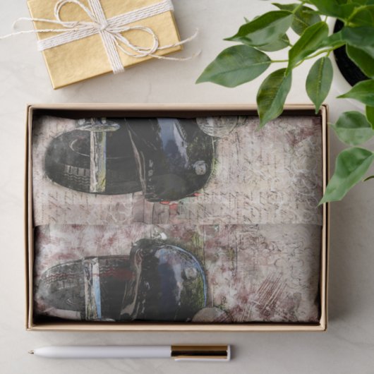 Alte Jahrgangsautos Enttäuschung Seidenpapier (Geschenk)