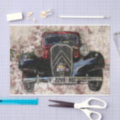 Alte Jahrgangsautos Enttäuschung Seidenpapier (Handwerk)