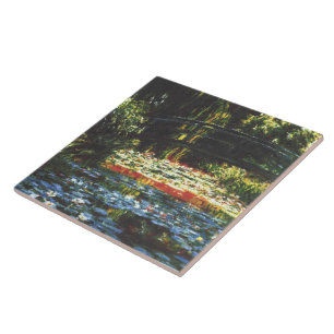 Alte Japanische Brücke in Giverny Claude Monet Fliese