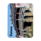 Alte japanische Brücke in Hoi An - Vietnam Magnet (Vertikal)