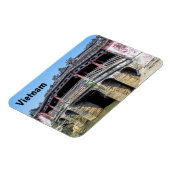 Alte japanische Brücke in Hoi An - Vietnam Magnet (Linke Seite)