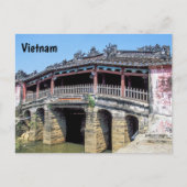 Alte japanische Brücke in Hoi An - Vietnam Postkarte (Vorderseite)