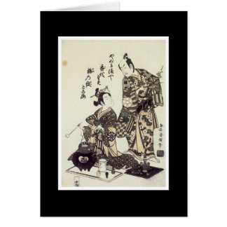 Alte japanische Kunst-Karte