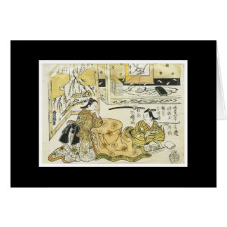 Alte japanische Kunst-Karte