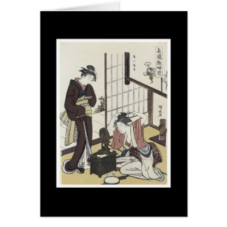 Alte japanische Kunst-Karte