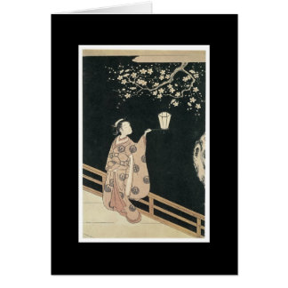 Alte japanische Kunst-Karte