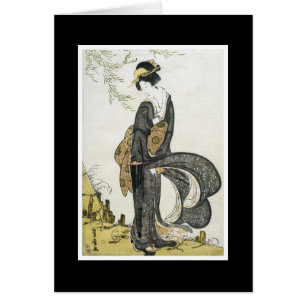 Alte japanische Kunst-Karte