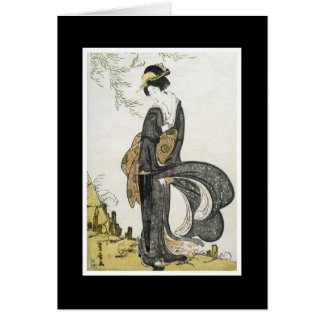Alte japanische Kunst-Karte