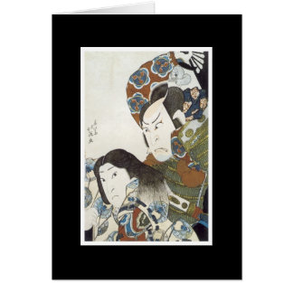Alte japanische Kunst-Karte