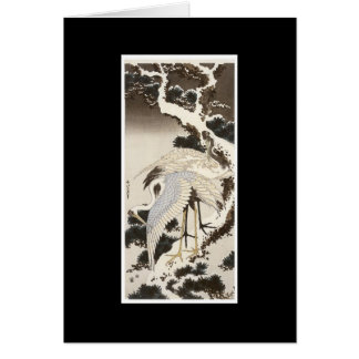 Alte japanische Kunst-Karte