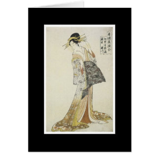 Alte japanische Kunst-Karte