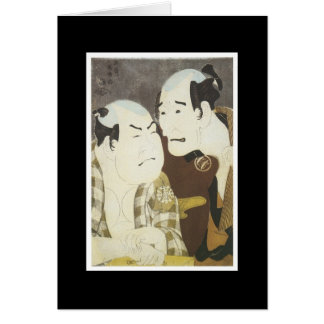 Alte japanische Kunst-Karte