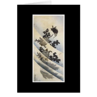 Alte japanische Kunst-Karte