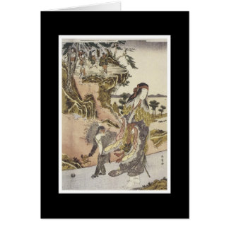 Alte japanische Kunst-Karte