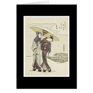 Alte japanische Kunst-Karte