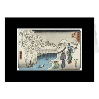 Alte japanische Kunst-Karte