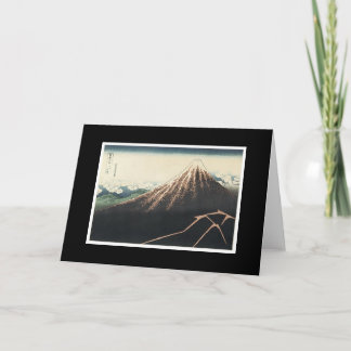 Alte japanische Kunst-Karte Karte