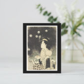 Alte japanische Kunst Postkarte (Stehend Vorderseite)