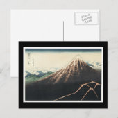 Alte japanische Kunst Postkarte (Vorne/Hinten)