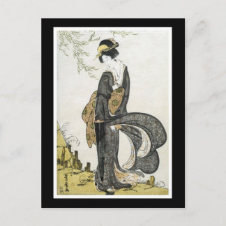 Alte japanische Kunst-Postkarte Postkarte