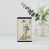 Alte japanische Kunst-Visitenkarte Visitenkarte (Stehend Vorderseite)