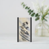 Alte japanische Kunst-Visitenkarte Visitenkarte (Stehend Vorderseite)