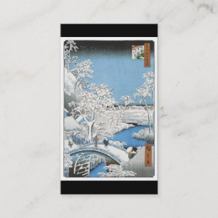 Alte japanische Kunst-Visitenkarte Visitenkarte