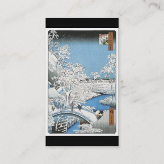 Alte japanische Kunst-Visitenkarte Visitenkarte