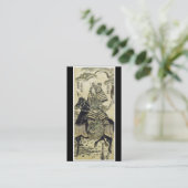 Alte japanische Kunst-Visitenkarte Visitenkarte (Stehend Vorderseite)