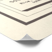 Alte Japanische Landkarte (1942) Poster (Ecke)