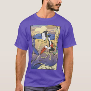 Alte japanische Retro Samurai Warrior Fotografie T-Shirt