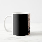 Alte japanische Samurai-Malerei Kaffeetasse (Links)