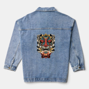 Alte japanische Teufelskunst Jeansjacke