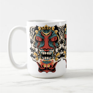 Alte japanische Teufelskunst Kaffeetasse