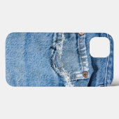 Alte Jeans Case-Mate iPhone Hülle (Rückseite (Horizontal))