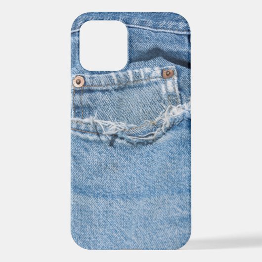Alte Jeans iPhone Hülle (Rückseite)