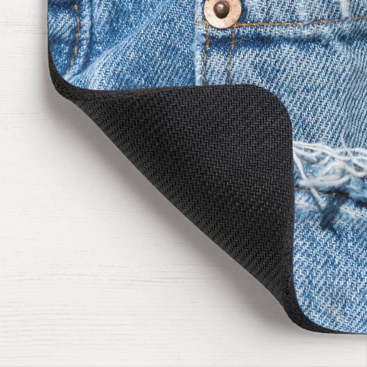 Alte Jeans Mousepad (Ecke)