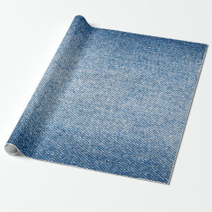 Alte Jeans-Stoff im Stil von Denim-Geschenkpapier Geschenkpapier