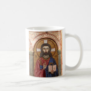 Alte Jesus-Mosaik Kaffeetasse